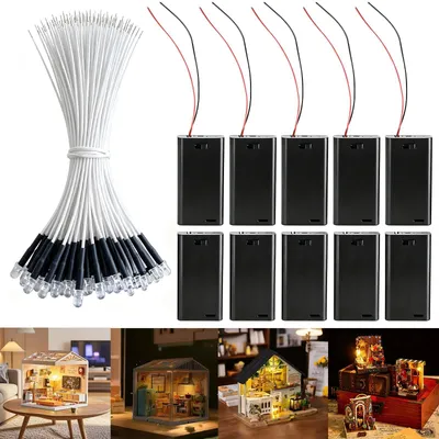 Productafbeelding van 20 stuks miniatuurledlampen van 3 mm en 10 stuks