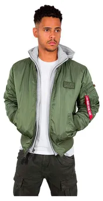 Produktbild von Alpha Industries MA-1 D-Tec Bomberjacke für Herren Sage-Green