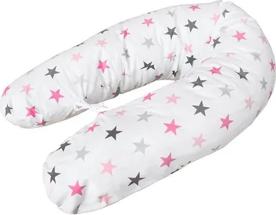 Obrázek produktu pro COSING Kojící polštář 195 cm - Hvězdy Růžová