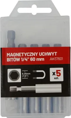 Productafbeelding van AWTOOLS Magnetische bithouder, 1/4", 5 stuks.