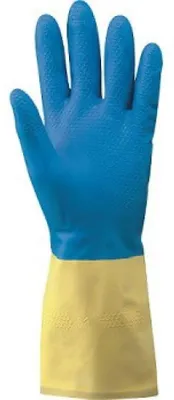 Obrázok produktu pre Rukavice flexy-grip, žlté a modré, veľkosť 09