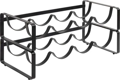 Produktbild von Flaschenregal black edition schwarz 4 flaschen - 5 five simply smart