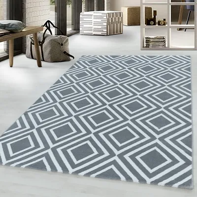 Produktbild von Ayyildiz Hali COSTA802503525GREY, Teppich, Polypropylen (PP), Grau, Rechteck, 800 mm, 2500 mm