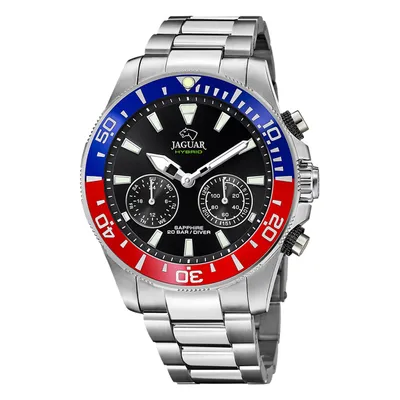 Produktbild von Jaguar Herren Multifunktion Uhr Connected Sport Elegant Edelstahl silber UJ888/4