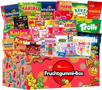 Produktbild von World of Sweets Fruchtgummi-Box