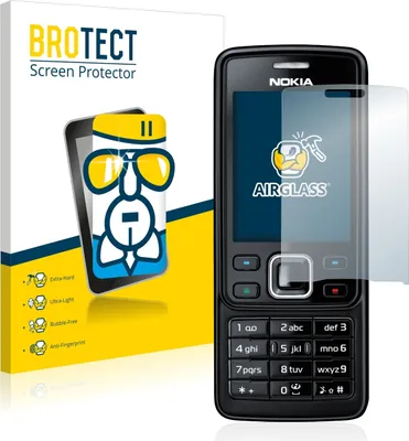 Produktbild von BROTECT Schutzglas für Nokia 6300 2007 Schutzfolie Panzer Folie Glas Display Schutz klar