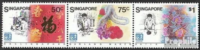 Produktbild von Briefmarken Singapur 1986 Mi 502-504 Dreierstreifen (kompl.Ausg.) postfrisch EXPO86