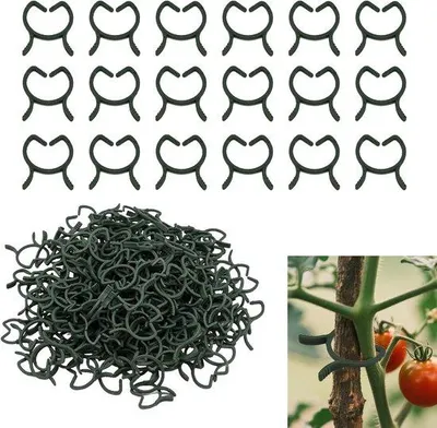Produktbild von Famanu Pflanzenclips M und L - inklusive wiederverwendbare Pflanzenhalter
