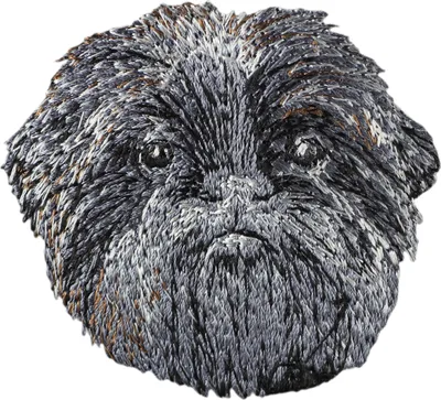 Obrázok produktu pre Art-Dog Nášivka – Affenpinscher – s výšivkou