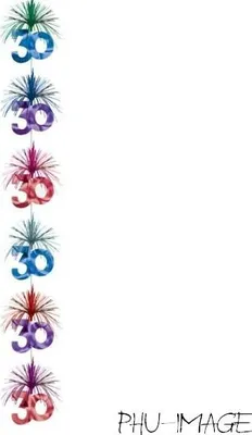 Produktbild von Vertikale Dekoration 30. Geburtstag 213 cm 1 St.