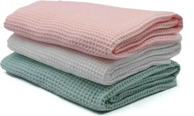 Produktbild von Waffelpique 3er Set je 0,5m x 1,5m Waffel Stoff 100% Baumwollstoff DIY Nähstoff Dekostoff zum Nähen Set20