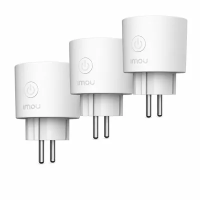 Produktbild von Imou CE2P Smart Steckdose 3er Bundle mit Matter, WLAN, Stromverbrauchsmessung