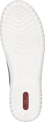 Produktbild von Rieker Damen Sneaker Leder Reißverschluss leicht bequem rutschfest weich N0900, Größe:39 EU, Farbe:Blau