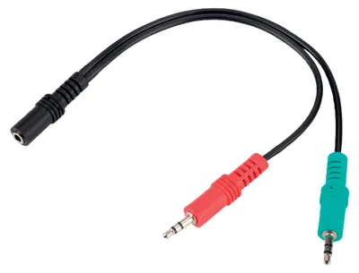 Immagine prodotto di VIVanco™Adattatore Per Cuffie Per PC Jack 3,5 Mm