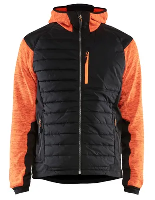 Image de Veste de travail à capuche hybride orange fluo/noir TM - BLÅKLÄDER - 593021175399M