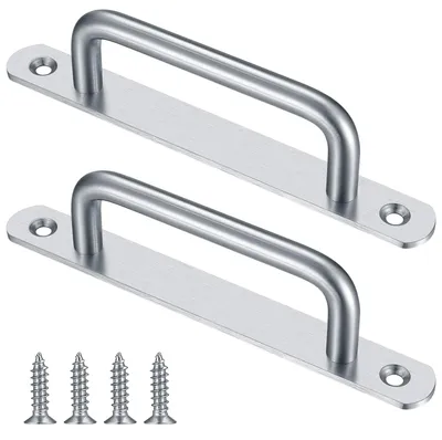 Immagine prodotto di Maniglia per porta scorrevole acciaio inox - 160 mm - Spazzolata - Set da 2