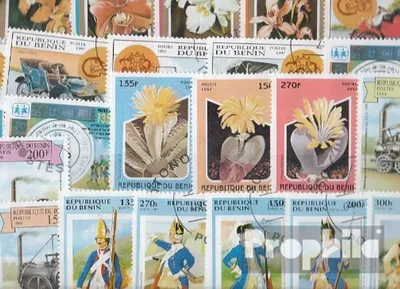Produktbild von Briefmarken Benin 100 verschiedene Marken