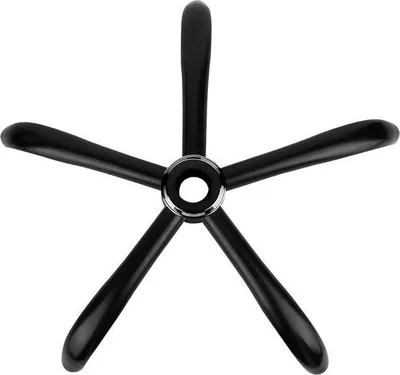 Produktbild von Famanu Bürostuhl Basis Ersatz - Universelle Gasfederanschluss - 70 cm - 320 lbs/146 kg - Poliertes Stahl