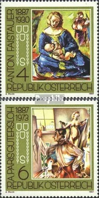 Produktbild von Briefmarken Österreich 1987 Mi 1874-1875 (kompl.Ausgabe) postfrisch Gemälde