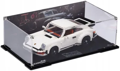 Image de Vitrine noire pour LEGO® Creator Expert 10295 – Porsche 911, avec fond imprimé