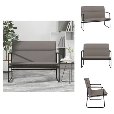 Produktbild von vidaXL Sitzbank Taupe 100x64x80 cm Stoff - Sitzbänke