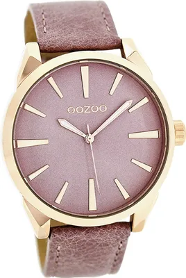 Produktbild von Oozoo Leder Damen Uhr matt Armbanduhr pink Fashion Oozoo Timepieces D2UOC8362A