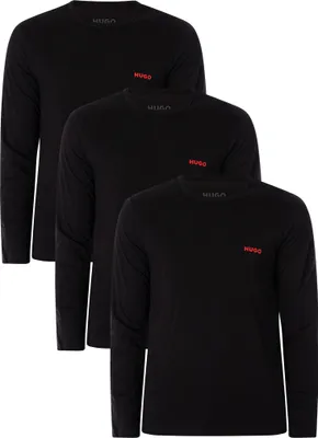 Produktbild von HUGO 3er Pack Lounge T-Shirts, Schwarz S