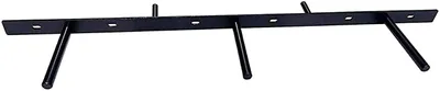 Unsichtbare Regalträger, 863,6 mm, Schwarz, für schwere Lasten