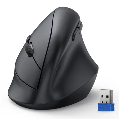 Produktbild von TECKNET Ergonomische Vertikale Kabellose Maus 4800 DPI Wireless Mouse