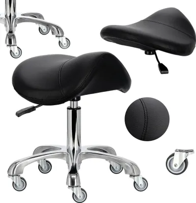 Obrázek produktu pro Kosmetická stolička kadeřnická židle hoker sedlo SPA mobilní Calissimo
