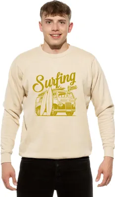 Produktbild von Cotton Prime® Sweatshirt Surfing Time L Beige