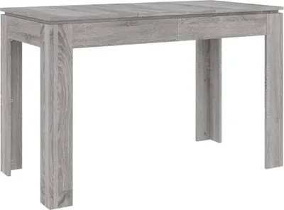 Produktbild von vidaXL Esstisch Grau Sonoma 120x60x76 cm Holzwerkstoff