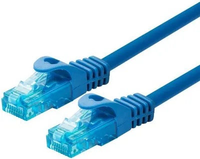 Imagen del producto de LOGON UTP, cable Cat.5e, 1,5 metros, categoría Cat5e, conectores RJ-45, color azul