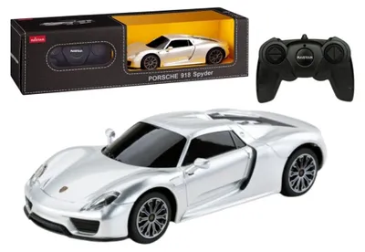 Produktbild von RC Sportwagen 1:24 Ferngesteuerter Porsche 918 Spyder Silber