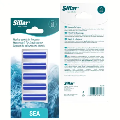 Produktbild von Sillar Staubsaugerduft Meer 5 Stück Duftstäbchen Sea Lufterfrischer