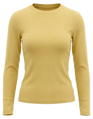 Produktbild von Damen Bluse gelb mit regulärer Passform aus der Essentials Kollektion, Größe M