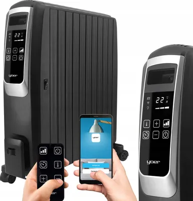 Produktbild von Yoer elektrische Ölheizung 2500W energieeffizient 10 fin WiFi TIMER
