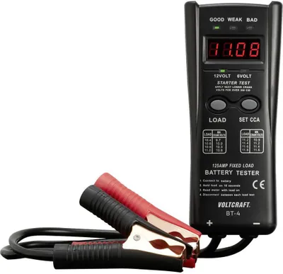 Produktbild von VOLTCRAFT BT-4 Kfz-Batterietester 175 mm x 75 mm