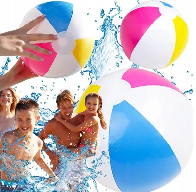 Zdjęcie produktu dla Piłka Dmuchana Plażowa Do Basenu Wody Dla Dzieci 50cm Jilong