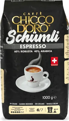 Produktbild von Chicco d'Oro Schümli Espresso ganze Bohnen 1kg