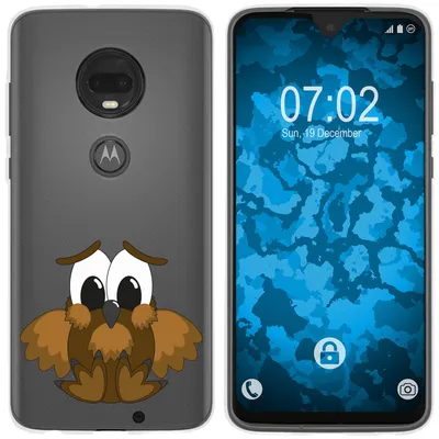 Produktbild von PhoneNatic Case kompatibel mit Motorola Moto G7 Plus Silikon-Hülle Cutiemals M9