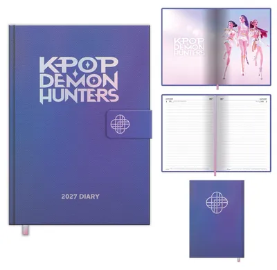 Produktbild von K-Pop Demon Hunters - Luxus Buchkalender 2027