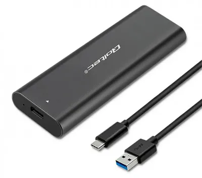 Produktbild von Qoltec 50311 Speicherlaufwerksgehäuse SSD-Gehäuse Schwarz M.2