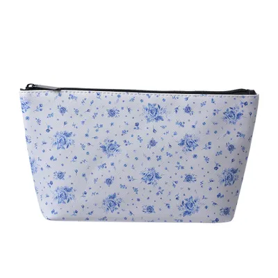 Produktbild von Juleeze JZTTBRB-01 Kosmetiktasche Weiß, Blau 26x6x16 cm