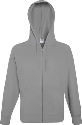 Produktbild von Fruit Of The Loom Herren Kapuzenjacke, leicht BC2655 (Xlarge) (Hellgrau)
