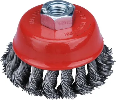 Produktbild von Kartáč hrnkový copánkový 80mm vlnitý drát S 0,5mm M14x2mm