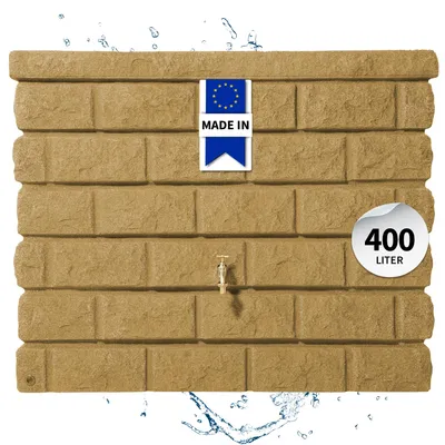 Productafbeelding van GARANTIA ROCKY wandtank 400 L sandstone