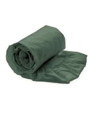 Produktbild von Elementi Spannbettlaken 160x200+40 cm. Calla Green