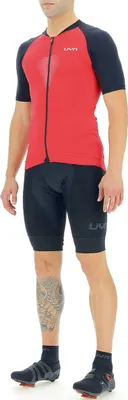 Produktbild von UYN Kurzarm Fahrradtrikot - BIKING GRANFONDO - Rot/Schwarz M