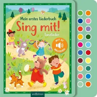 Produktbild von Sing mit! Tanzlieder, Liederbuch mit 20 Melodien, für Kinder zum Hören, Tanzen und Mitsingen